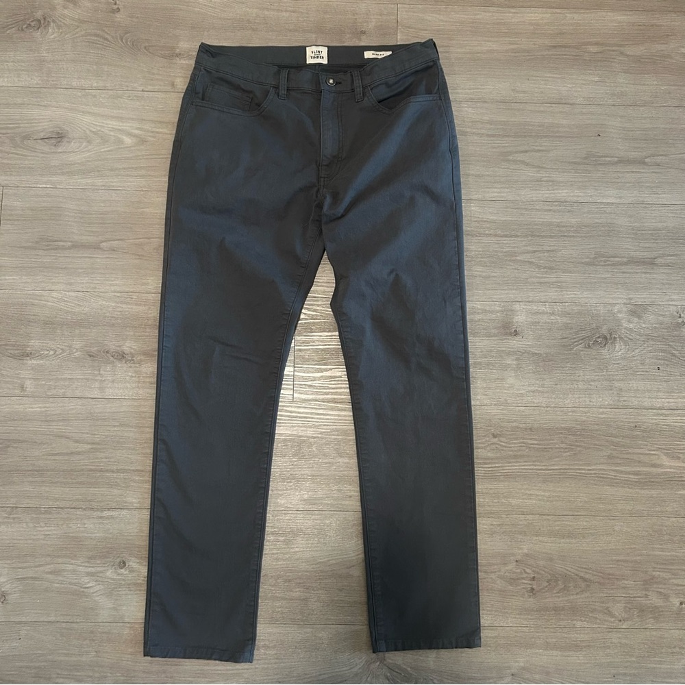 Flint and Tinder 365 Chino 5 Pocket Dark Gray